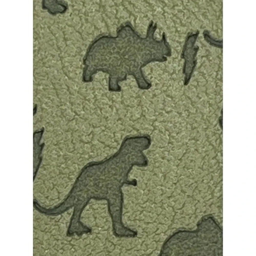 WONDER NATION Boys Size Medium Green Dinousaur Belt w/‎ Silver Buckle NWT